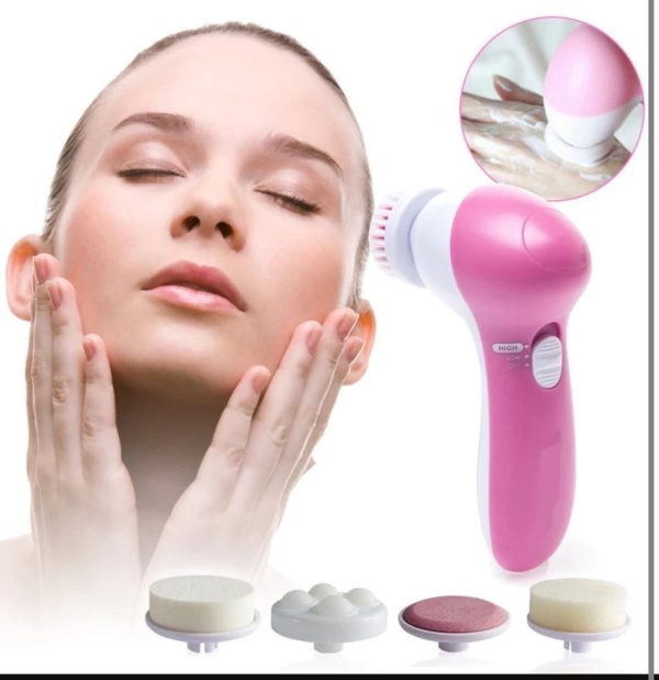 5 In 1 Facial Electric Cleanser And Massager, Electric Machine Beauty , Beauty Care Brush For Removing Blackhead , Beauty Tool Device