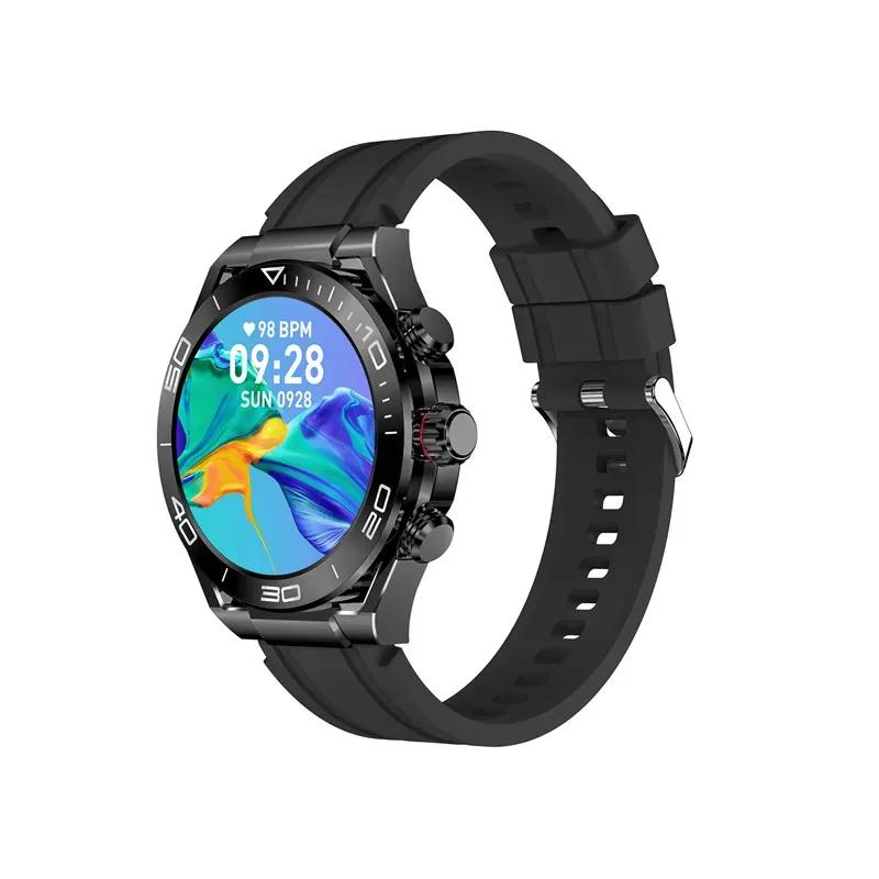 Premium Smart Watch - 1 Pcs Model 28 featuring Silicon Rubber in Black : Model L28