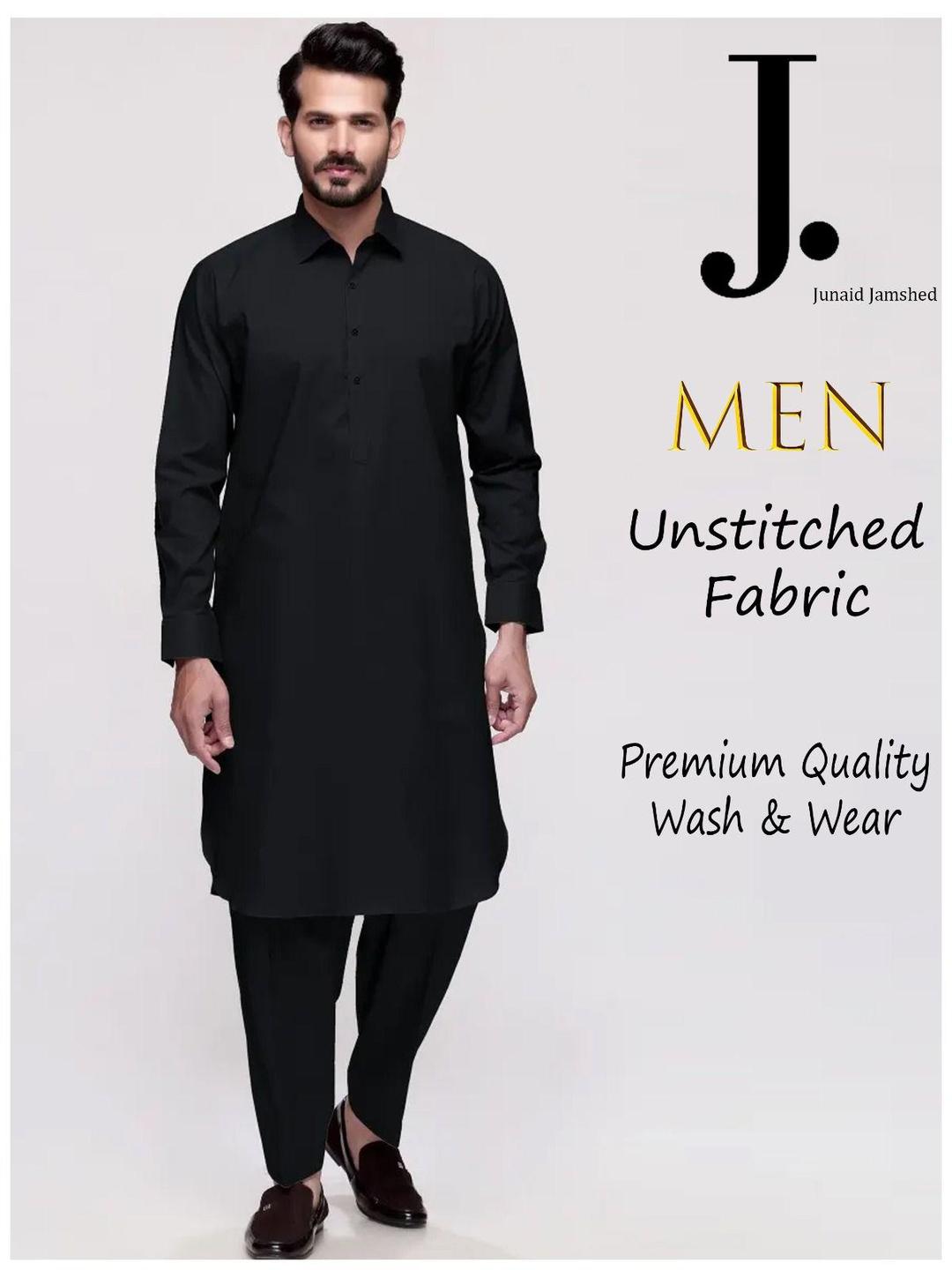 Men’s Unstitched Wash And Wear Plain Suit