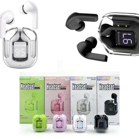 Air31 Earbuds Wireless Crystal Transparent