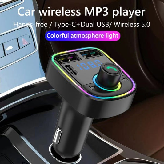 C1 – Car Mp3 Player | Car Wireless Fm Transmitter | Car Mp3 Modulator | Car Accessories ( Random Color )