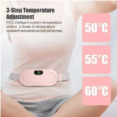 Digital Period Pad Heating And Vibrating For Healing Period Cramps – Women’s Care Pin Relief With 3 Heat Levels And 4 Mode