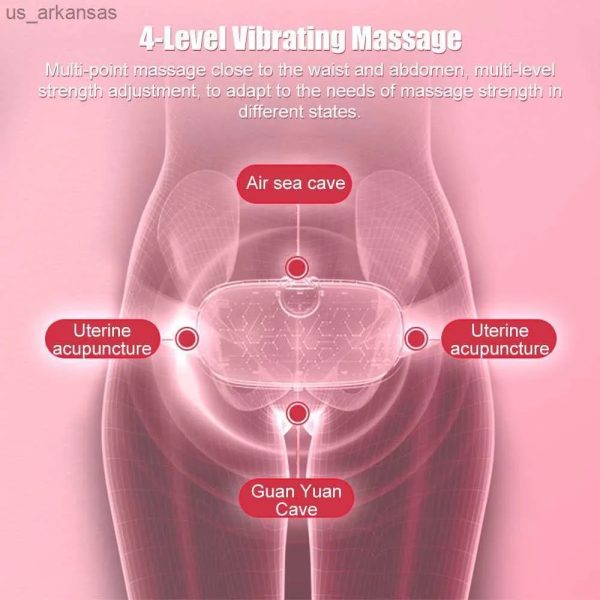 Digital Period Pad Heating And Vibrating For Healing Period Cramps – Women’s Care Pin Relief With 3 Heat Levels And 4 Mode