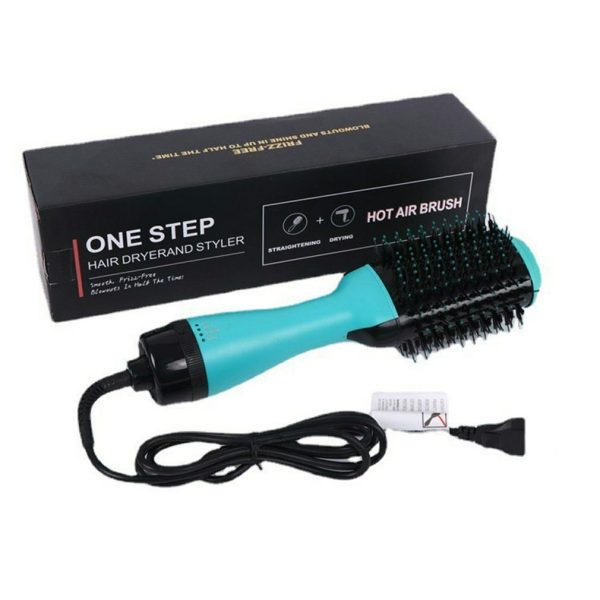 One Step 3 In 1 Hair Dryer And Volumizer | Hot Air Brush – Comb For Drying, Straightening, And Curling ( Random Color )