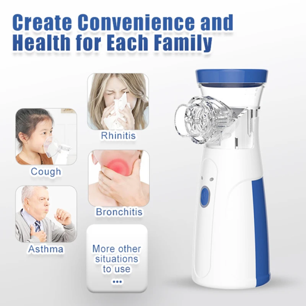 Portable Nebulizer For Asthma Inhaler Nebulizer Machine For Kids And Adults Medical Asthma Nebulizer (cell Operated )