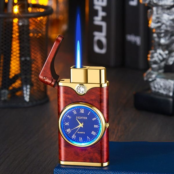 Refillable Fancy Watch Lighter | Best Quality Watch Lighter | Metal Lighter ( Random Color )