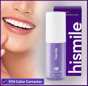 Hhh Teeth Brightening Hismiles V34 Colour Corrector Serum 30ml ( pack 1 to 5 available)