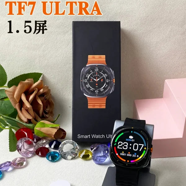 Tf7 Ultra Smart Watch Metal Body Smart Watch (random Color)