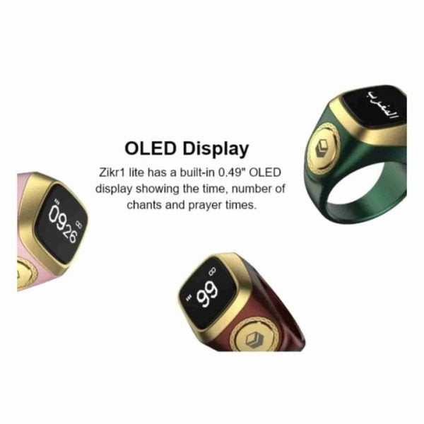 World’s First Smart Digital Tasbih Zikr Ring Digital Tasbeeh Oled Screen