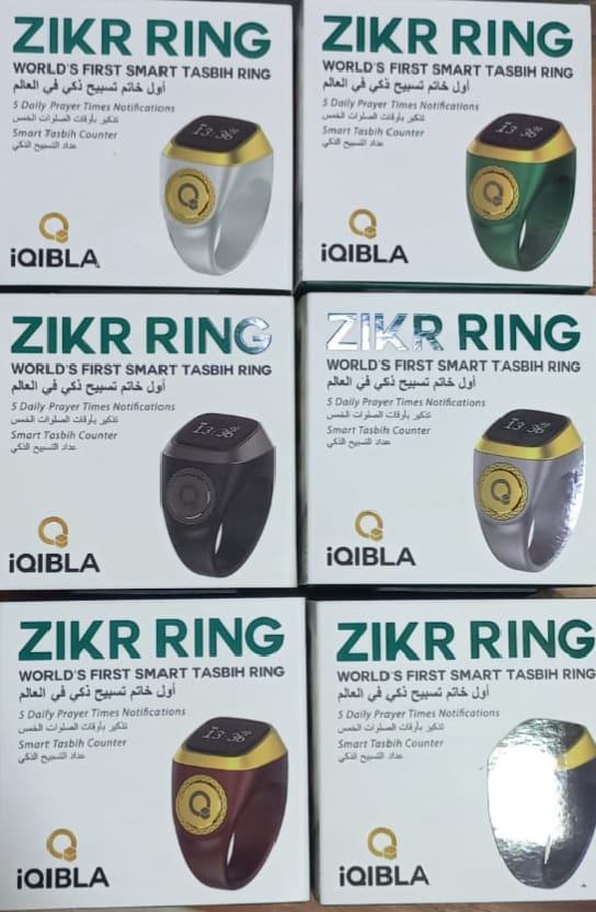 World’s First Smart Digital Tasbih Zikr Ring Digital Tasbeeh Oled Screen